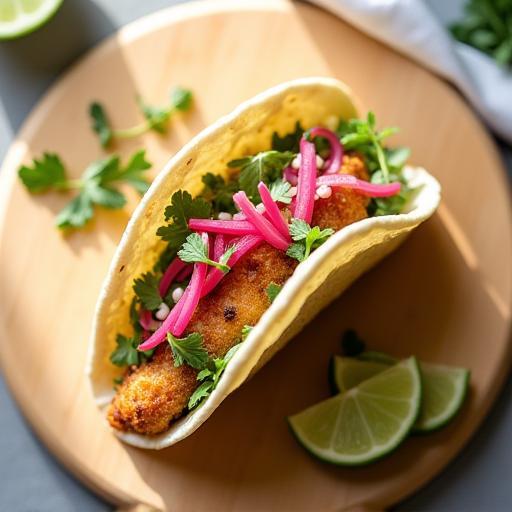 Tasmanian fish taco